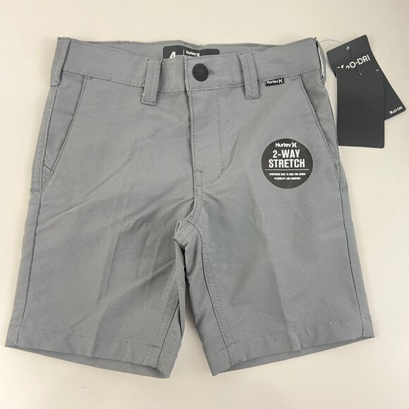 Hurley Other - Hurley H20 Dri Boys Size 4 Walking  Shorts Cool Gray  Adjustable Waist